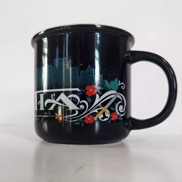 The Book(ish) Box Atlanta Blood & Ash Series Official Ceramic Enamel Coffee Mug - Picture 1 of 9